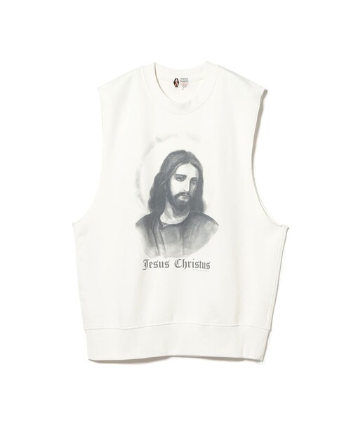 Ray BEAMS（レイビームス）の「【別注】PENNEY’S / スウェット ベスト（ベスト・レディース・ブラック/ホワイト・ONE SIZE）」の10枚目の写真