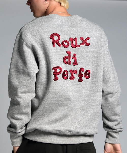 ROUXDI PERFE ルゥディパフィー]日本製ウレタン刺繍入り裏起毛