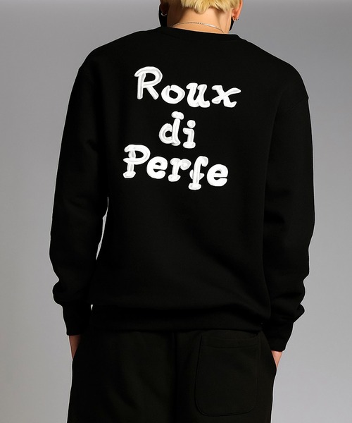 ROUXDI PERFE ルゥディパフィー]日本製ウレタン刺繍入り裏起毛