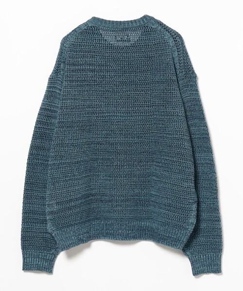 BEAMS(ビームス)の「ヘザー メッシュ クルーネックニット(ニット/セーター・メンズ・グレー/ネイビー・S/M/L/XL)」の8枚目の写真
