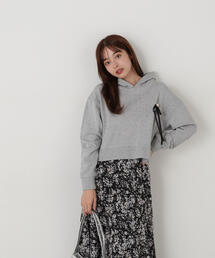PROPORTION BODY DRESSING | リボンブローチ付きフーディー / 1215160100(パーカー)