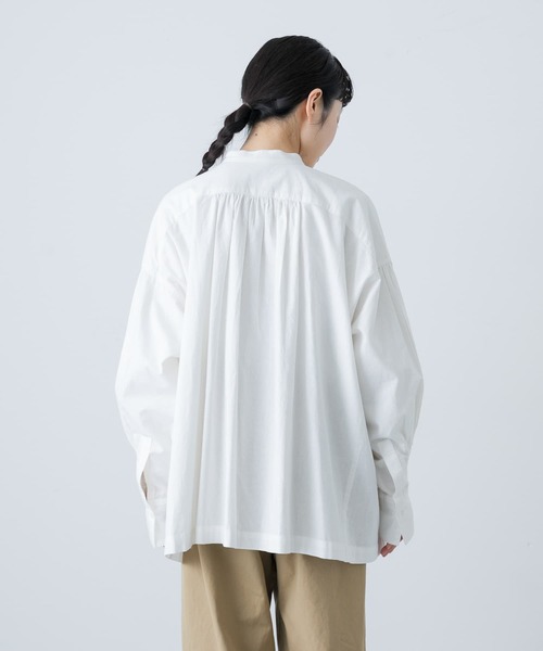 新品♡かぐれ♡コットンスモッキングブラウス♡ブラック セール】コットンスモッキングブラウス（シャツ/ブラウス）｜か