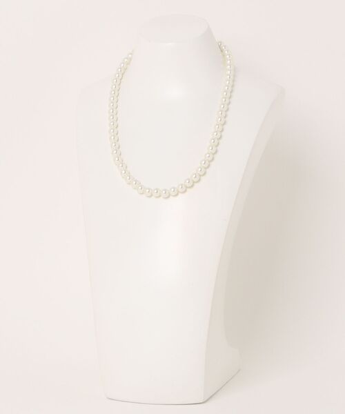 Jines（ジネス）の「フェイクパール 8㎜ネックレス（ネックレス・レディース・ホワイト・フリー）」の2枚目の写真
