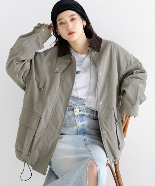 セール】2WAY/スタンドカラーハンティングジャケット2（ミリタリー