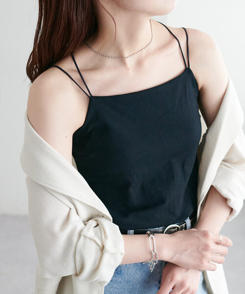 3サイズ展開】吸水速乾カップ付キャミソール（キャミソール）｜DISCOAT