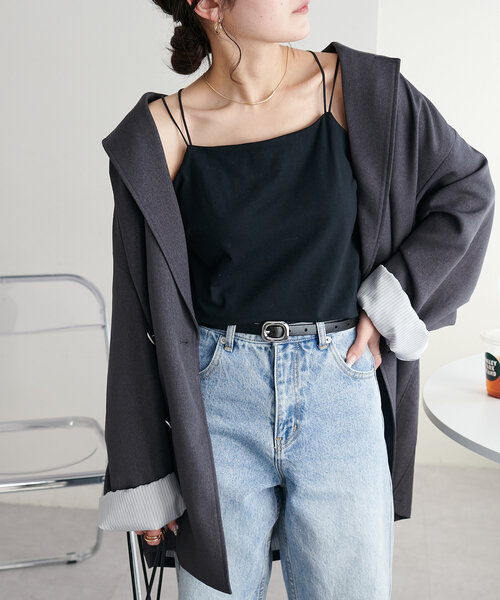 3サイズ展開】吸水速乾カップ付キャミソール（キャミソール）｜DISCOAT