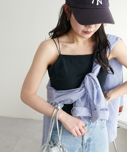 3サイズ展開】吸水速乾カップ付キャミソール（キャミソール）｜DISCOAT