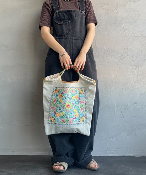 BALL&CHAIN/ボールアンドチェーン] FLOWER BANDANA 刺繍デザイン