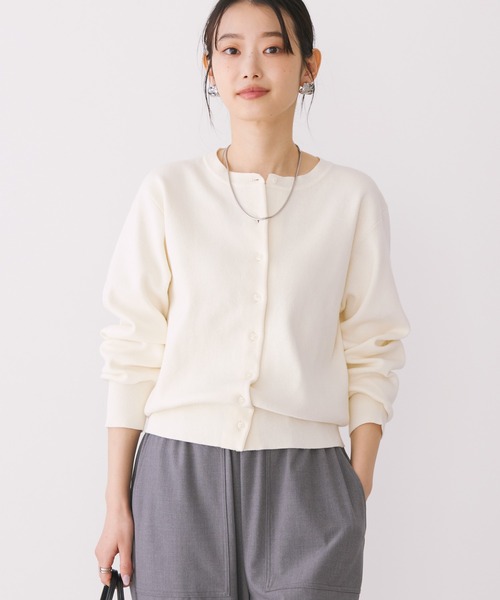 AMERICAN HOLIC(アメリカンホリック)の「クルーネックニットカーディガン(カーディガン/ボレロ・レディース・ブラック/ブラック系その他4/ブルー系その他2/杢グレー/アイボリー・M/L)」の18枚目の写真