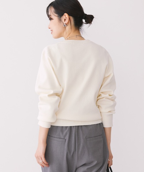 AMERICAN HOLIC(アメリカンホリック)の「クルーネックニットカーディガン(カーディガン/ボレロ・レディース・ブラック/ブラック系その他4/ブルー系その他2/杢グレー/アイボリー・M/L)」の21枚目の写真