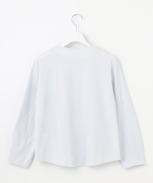 J.PRESS Ladies(J.プレス レディス)の「ハイゲージポンチ カーディガン(カーディガン/ボレロ・レディース・サックスブルー系/ベージュ系/ライトグレー系・SMALL)」の10枚目の写真