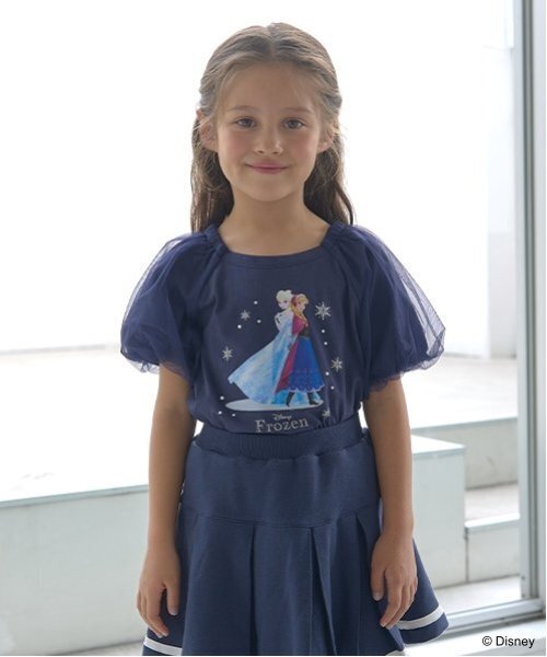 セール】【Frozen】【ソフトコットン】アナと雪の女王/キラキラTシャツ