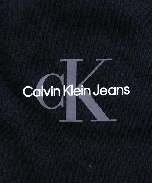 Calvin Klein（カルバン・クライン）の「CKJ モノグラムロゴ スウェット フリースジョガーパンツMONOLOGO FLEECE JOGGER（スウェットパンツ・メンズ・ブラック/グレー/ブラック系1/グレー系4・S/M/L/XL）」の6枚目の写真