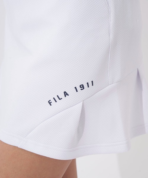 FILA GOLF（フィラゴルフ ）の「フレアスカート(インナーパンツ一体型)（スカート・レディース・ホワイト/ネイビー/ブラック/ライトブルー・SMALL/MEDIUM/LARGE）」の17枚目の写真