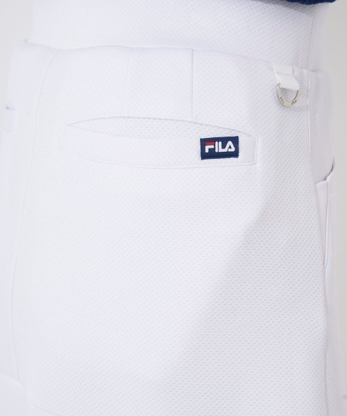 FILA GOLF（フィラゴルフ ）の「フレアスカート(インナーパンツ一体型)（スカート・レディース・ホワイト/ネイビー/ブラック/ライトブルー・SMALL/MEDIUM/LARGE）」の19枚目の写真