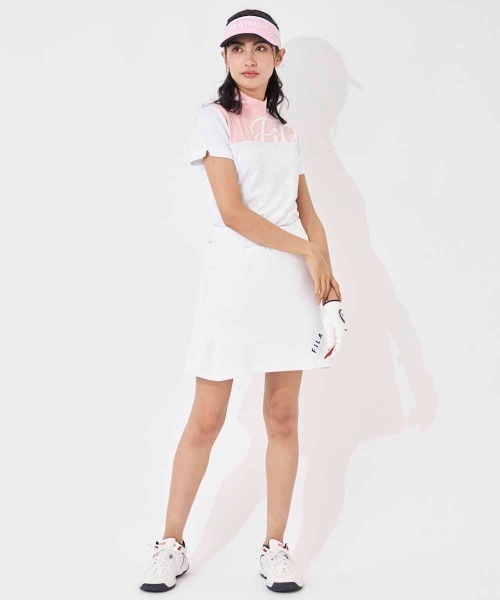 FILA GOLF（フィラゴルフ ）の「フレアスカート(インナーパンツ一体型)（スカート・レディース・ホワイト/ネイビー/ブラック/ライトブルー・SMALL/MEDIUM/LARGE）」の8枚目の写真