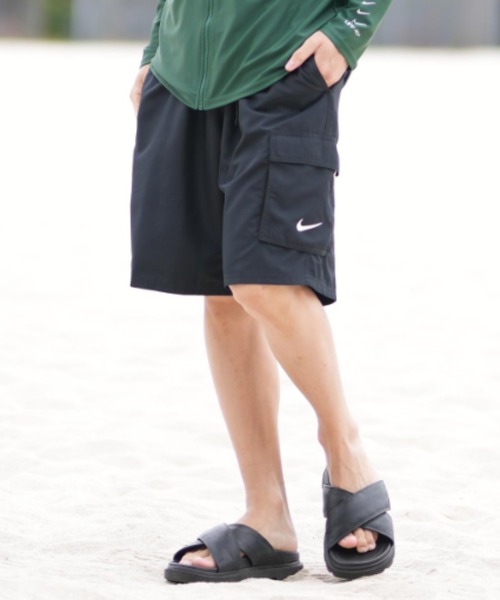 NIKE(ナイキ)の「NIKE/ナイキ カーゴショーツ/水着/トランクス 水陸両用/ユーティリティー NESSF452(水着・メンズ・ブラック/スモークグレー/ダークオリーブ・M/L/XL/S)」の2枚目の写真