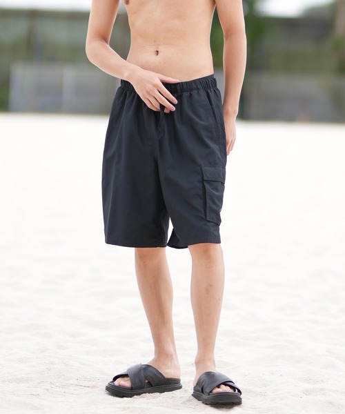 NIKE(ナイキ)の「NIKE/ナイキ カーゴショーツ/水着/トランクス 水陸両用/ユーティリティー NESSF452(水着・メンズ・ブラック/スモークグレー/ダークオリーブ・M/L/XL/S)」の22枚目の写真