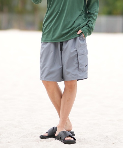 NIKE(ナイキ)の「NIKE/ナイキ カーゴショーツ/水着/トランクス 水陸両用/ユーティリティー NESSF452(水着・メンズ・ブラック/スモークグレー/ダークオリーブ・M/L/XL/S)」の4枚目の写真
