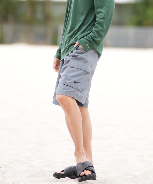 NIKE(ナイキ)の「NIKE/ナイキ カーゴショーツ/水着/トランクス 水陸両用/ユーティリティー NESSF452(水着・メンズ・ブラック/スモークグレー/ダークオリーブ・M/L/XL/S)」の5枚目の写真