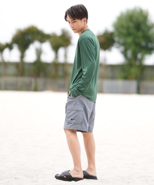 NIKE(ナイキ)の「NIKE/ナイキ カーゴショーツ/水着/トランクス 水陸両用/ユーティリティー NESSF452(水着・メンズ・ブラック/スモークグレー/ダークオリーブ・M/L/XL/S)」の9枚目の写真