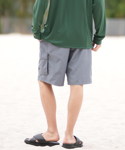 NIKE(ナイキ)の「NIKE/ナイキ カーゴショーツ/水着/トランクス 水陸両用/ユーティリティー NESSF452(水着・メンズ・ブラック/スモークグレー/ダークオリーブ・M/L/XL/S)」の6枚目の写真