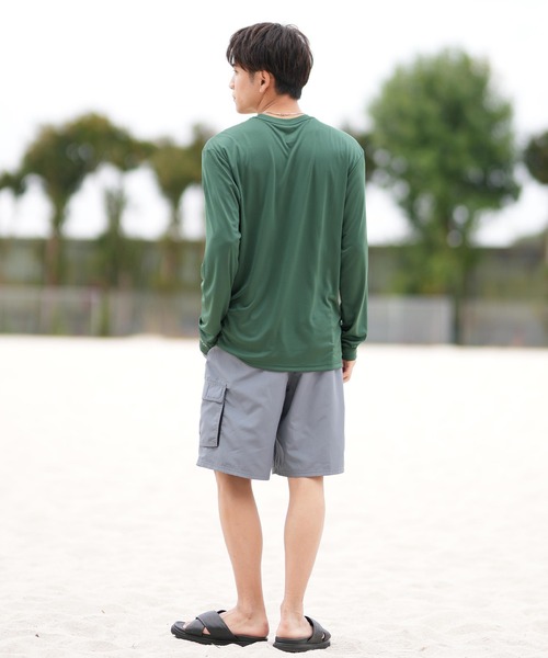 NIKE(ナイキ)の「NIKE/ナイキ カーゴショーツ/水着/トランクス 水陸両用/ユーティリティー NESSF452(水着・メンズ・ブラック/スモークグレー/ダークオリーブ・M/L/XL/S)」の10枚目の写真