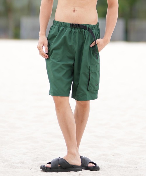 NIKE(ナイキ)の「NIKE/ナイキ カーゴショーツ/水着/トランクス 水陸両用/ユーティリティー NESSF452(水着・メンズ・ブラック/スモークグレー/ダークオリーブ・M/L/XL/S)」の11枚目の写真
