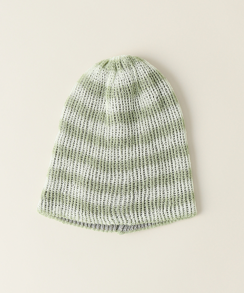 BEANER OUT シーガル　 LL セール】RACAL / ラカル Openwork border knit beanie（ニット
