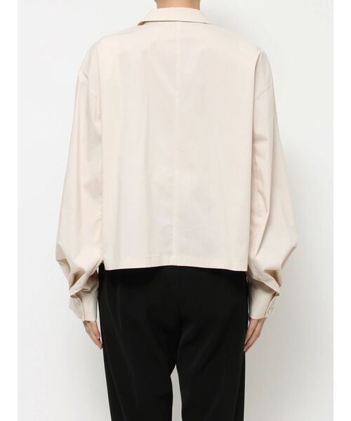 ELENDEEK（エレンディーク）の「シャツジャケット（テーラードジャケット・レディース・ブラック/アイボリー/ピンク・FREE）」の9枚目の写真