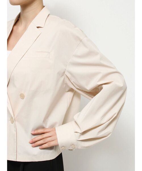 ELENDEEK（エレンディーク）の「シャツジャケット（テーラードジャケット・レディース・ブラック/アイボリー/ピンク・FREE）」の11枚目の写真