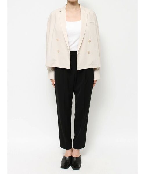 ELENDEEK（エレンディーク）の「シャツジャケット（テーラードジャケット・レディース・ブラック/アイボリー/ピンク・FREE）」の16枚目の写真