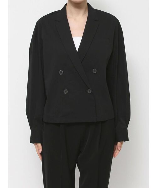 ELENDEEK（エレンディーク）の「シャツジャケット（テーラードジャケット・レディース・ブラック/アイボリー/ピンク・FREE）」の17枚目の写真