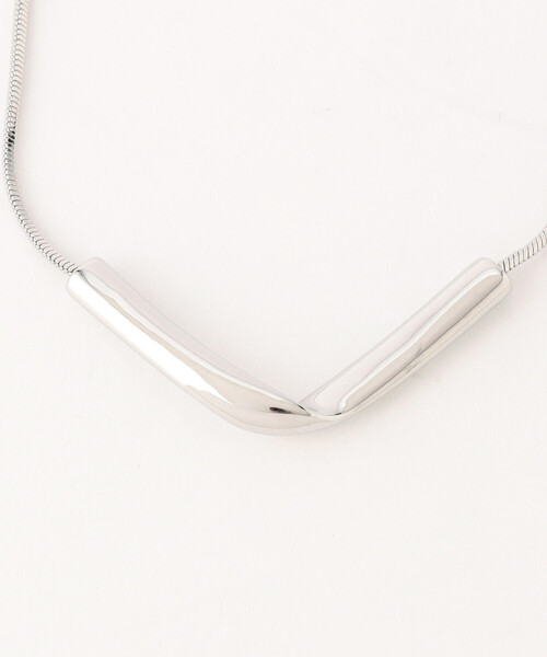 COMME CA（コムサ）の「パイプ ネックレス（ネックレス・レディース・シルバー・FREE）」の3枚目の写真