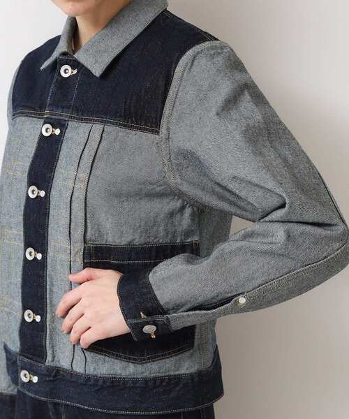 リバーシブル・ユニセックス】デニムジャケット（デニムジャケット
