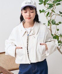 スタンド2way ショートシャツジャケット