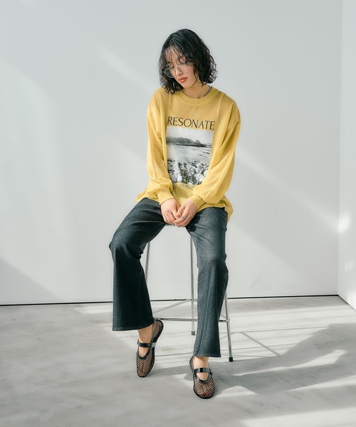 LEPSIM（レプシィム）の「メッシュフラットパンプス　319486（パンプス・レディース・ブラック/アイボリー・LARGE/MEDIUM）」の3枚目の写真