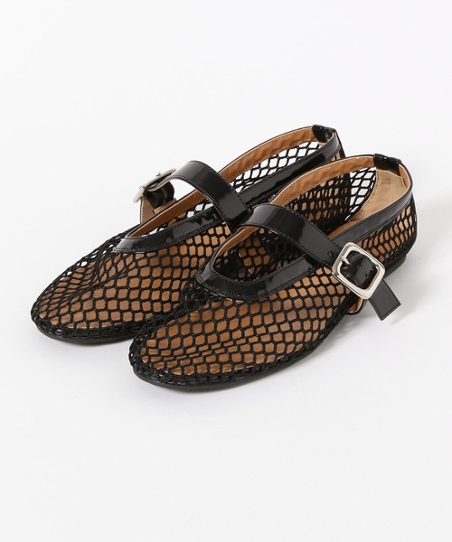 LEPSIM（レプシィム）の「メッシュフラットパンプス　319486（パンプス・レディース・ブラック/アイボリー・LARGE/MEDIUM）」の5枚目の写真