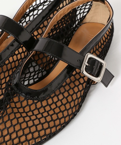 LEPSIM（レプシィム）の「メッシュフラットパンプス　319486（パンプス・レディース・ブラック/アイボリー・LARGE/MEDIUM）」の11枚目の写真