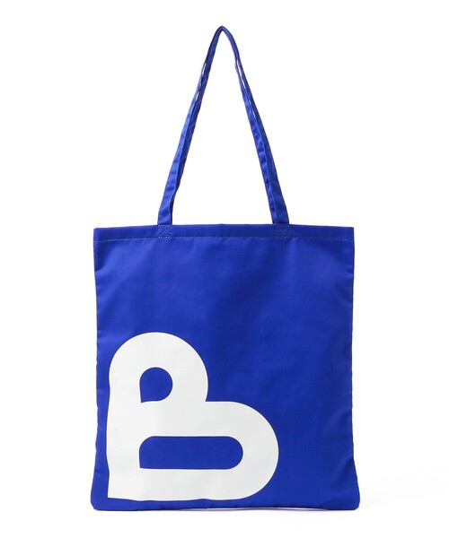 BEAMS HEART(ビームスハート)の「【ユニセックス】B-HEARTロゴ トートバッグ(トートバッグ・メンズ・ブラック/ブルー・ONE SIZE)」の9枚目の写真