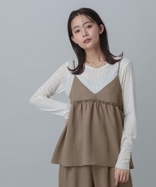 セール】MATINEE LINE/リネンライクビスチェ/327159（その他トップス