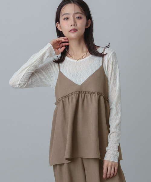 セール】MATINEE LINE/リネンライクビスチェ/327159（その他トップス