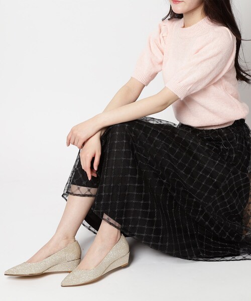 ESPERANZA(エスペランサ)の「ポインテッドウェッジパンプス(パンプス・レディース・ブラック系/ゴールド/ブラック系2/チョコ/ブラック系8/シルバー系8・23.5cm/23.0cm/22.5cm/22.0cm/24.5cm/24.0cm)」の18枚目の写真