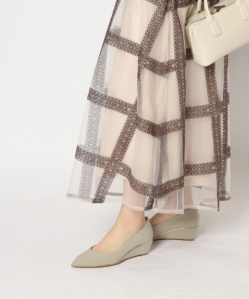 ESPERANZA(エスペランサ)の「ポインテッドウェッジパンプス(パンプス・レディース・ブラック系/ゴールド/ブラック系2/チョコ/ブラック系8/シルバー系8・23.5cm/23.0cm/22.5cm/22.0cm/24.5cm/24.0cm)」の22枚目の写真