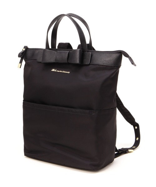 JILL by JILL STUART（ジルバイジルスチュアート）の「リボンスクエアバックパック（トートバッグ・レディース・ブラック/ブラック系その他・FREE）」の17枚目の写真