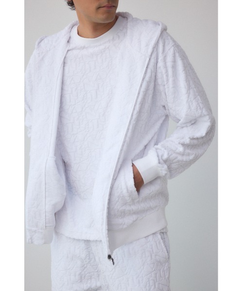 総柄パイルジャガードジップフーディー（パーカー）｜AZUL BY MOUSSY