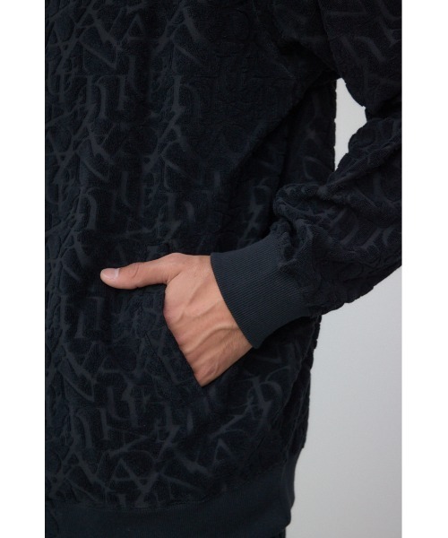 総柄パイルジャガードジップフーディー（パーカー）｜AZUL BY MOUSSY