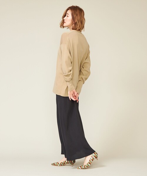セール】＜conte＞NVL コットン Vネックカーディガン