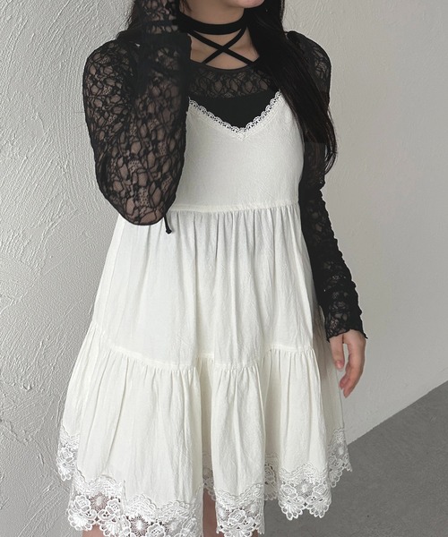 apres jour mignon(アプレジュールミニョン)の「レースロンT【ZOZOTOWN限定アイテム】(Tシャツ/カットソー・レディース・アイボリー/オフホワイト/チャコールグレー/ブラック・フリー/X-LARGE)」の18枚目の写真