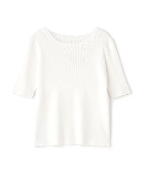 NATURAL BEAUTY BASIC（ナチュラルビューティーベーシック）の「◇ジップキャミレイヤードニット（ニット/セーター・レディース・ブルー/オフホワイト/ブラック・FREE）」の10枚目の写真